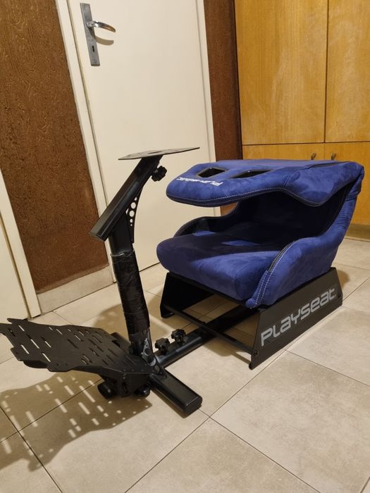 седалка за волан с педали playseat evolution Alcantara виолет