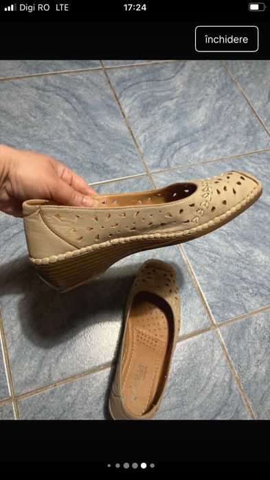 Balerini crem foarte ușori