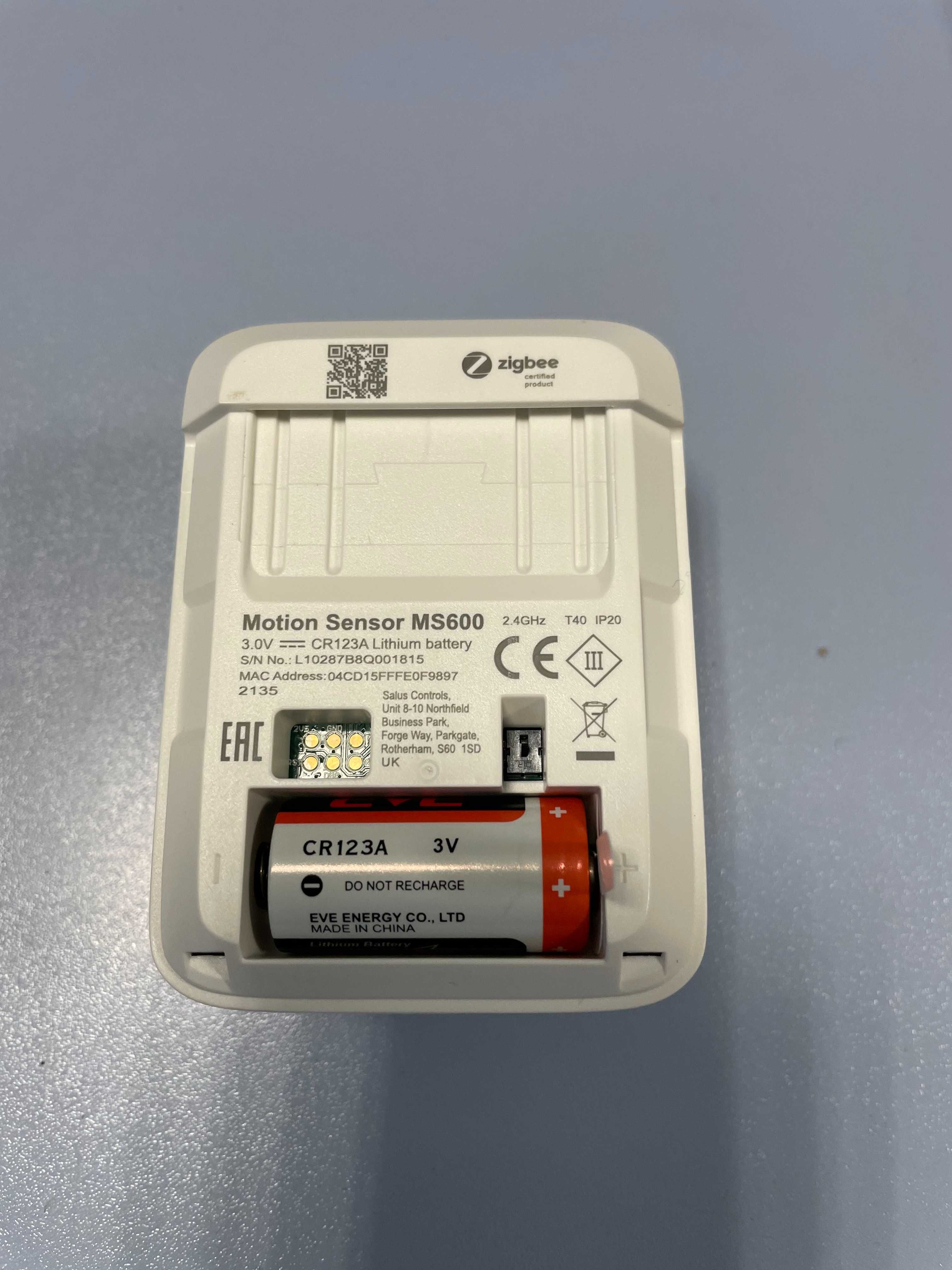 Salus MS600 motion detector Zigbee -  безжичен обемен (пир) датчик