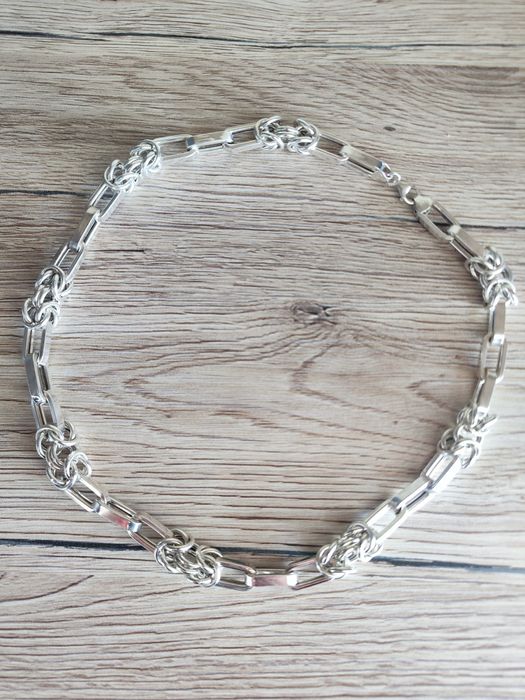 Масивен сребърен ланец проба 925