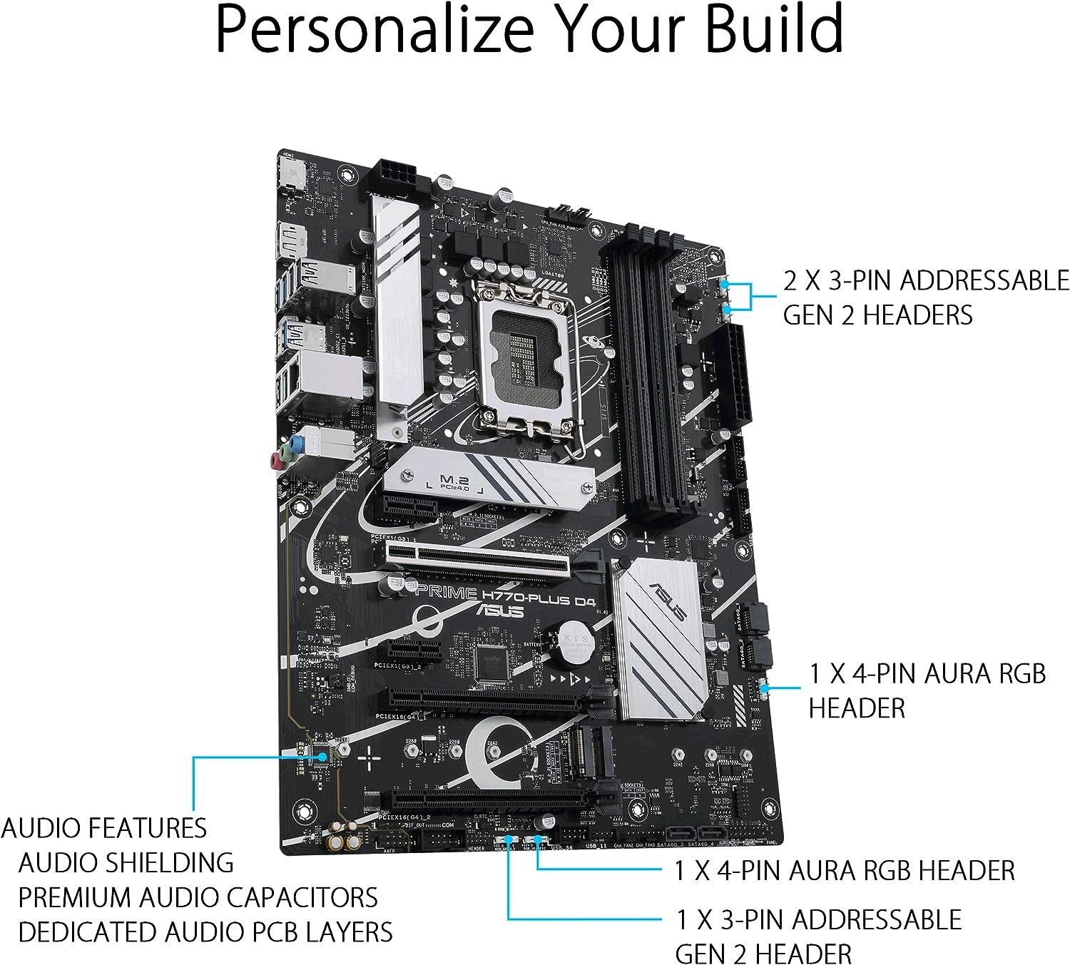 ASUS Prime H770-PLUS D4 Intel (новый запечатанный)