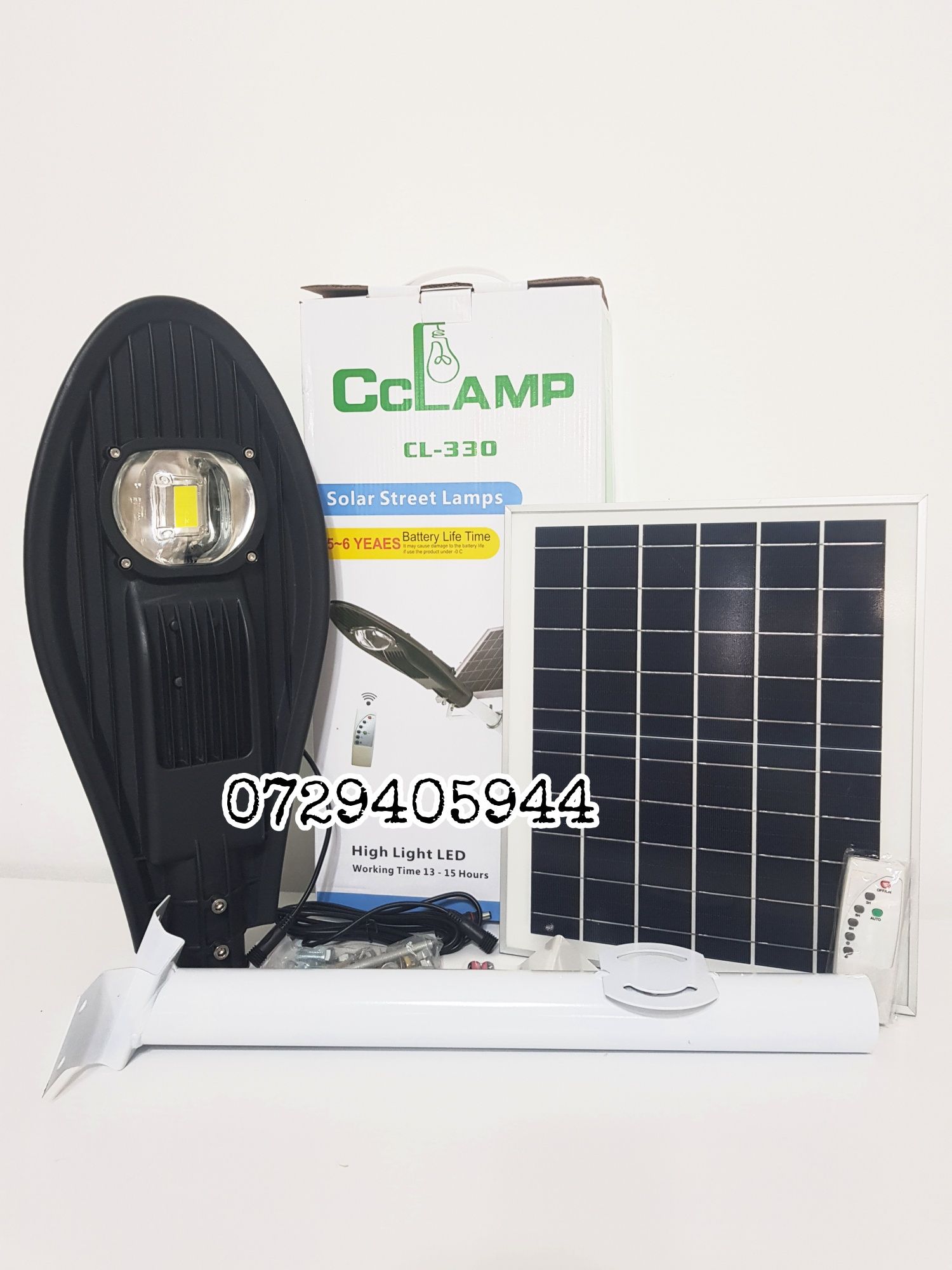 Corp iluminat exterior CL-330 lampa solara 30 W IP65