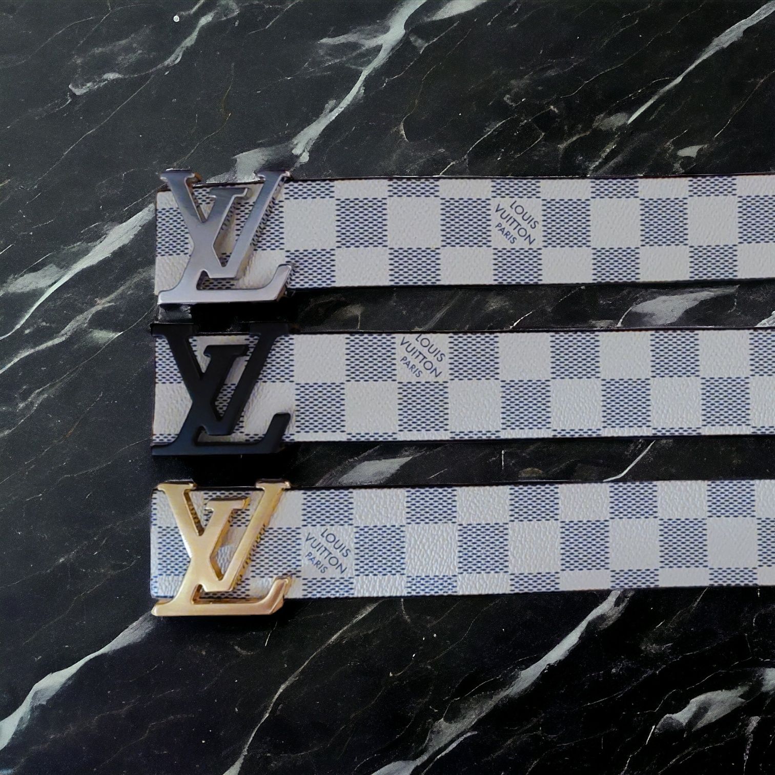 Curea LV Louis Vuitton Cream Square