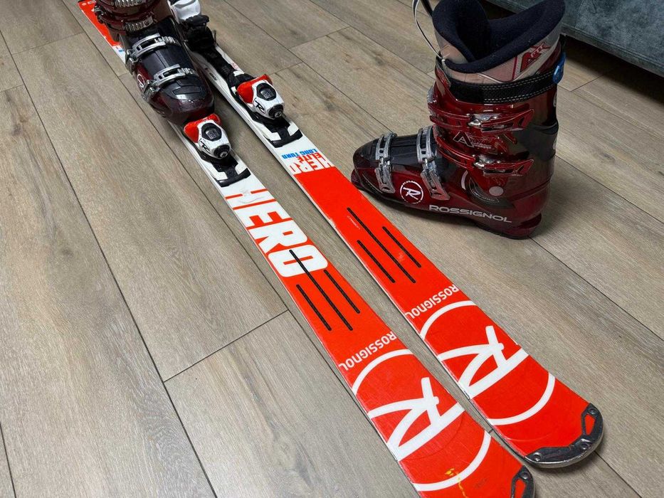 Rossignol Hero Elite Long Turn Titan si Clăpari Rossignol