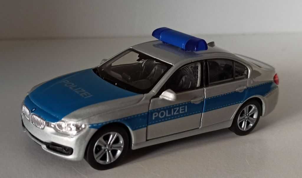 Macheta BMW 335i (F30) Politia Germania 2015 - Welly 1/36