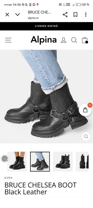 Cizme dama  piele nou noute