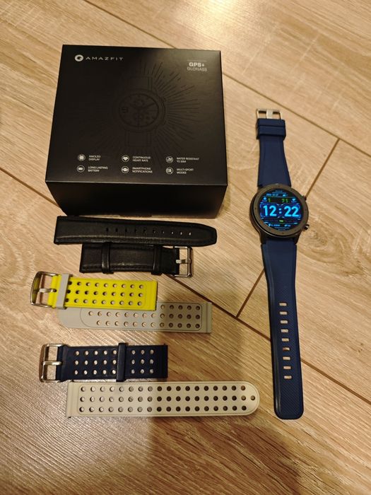Smart часовник Xiaomi Amazfit GTR 47mm - Stainless Steel + 4 каишки