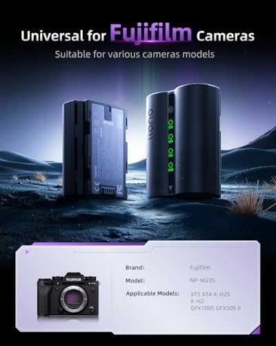 Камерна батерия NP-W235 2600mAh с LED индикатор за Fujifilm X-T5/X-T4