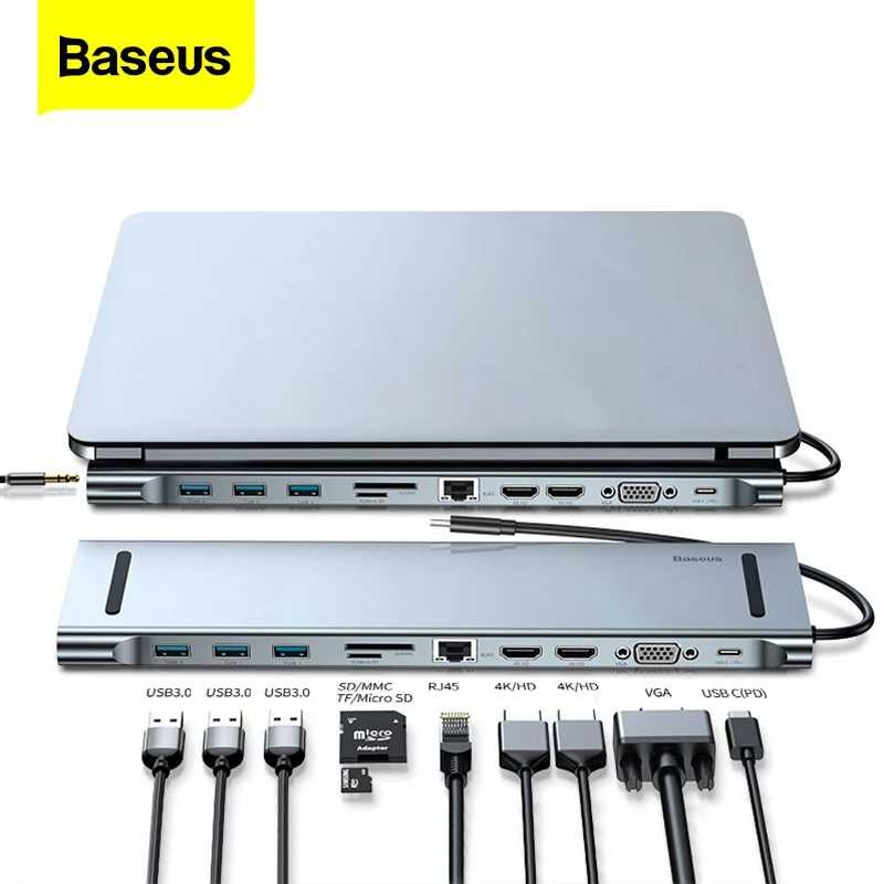 USB-концентратор Baseus Enjoyment Series Type-C Notebook HUB