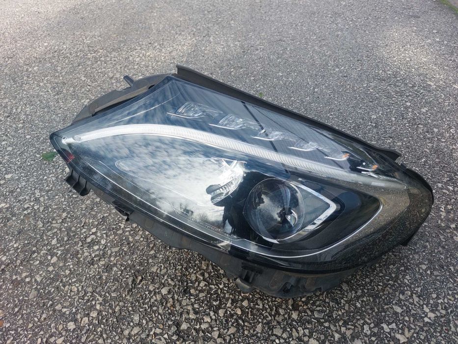 Необорудван ляв фар Mercedes-Benz W205 C200d 2014,2015,2016, 2017,2018