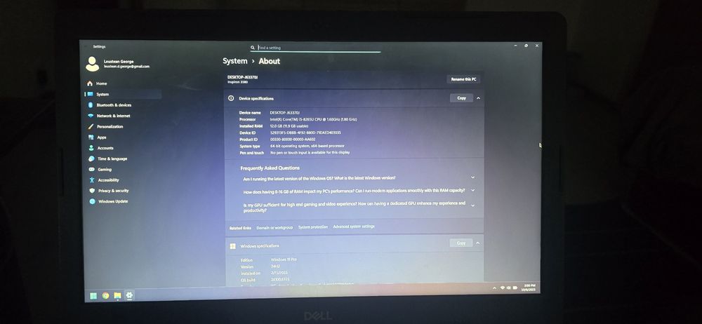 Dell Inspiron 3580