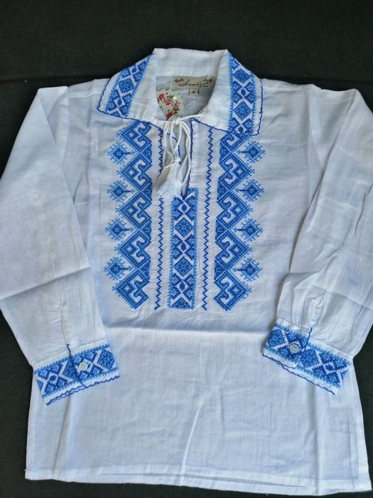 Ie băieței motive tradiționale din bumbac de la 0 la 16 ani.