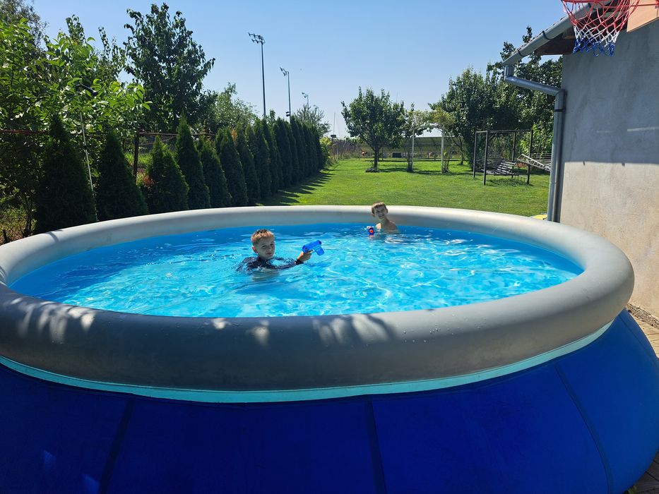 Piscina rotunda 4,3m supraterana