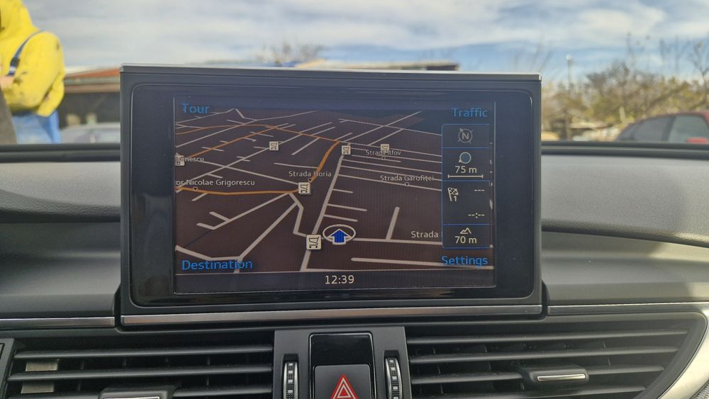 Display Navigatie originală MMI Audi A6 C7 2016 carplay android auto