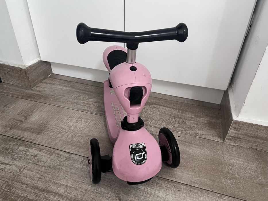 Scoot and ride 2 in 1 roz ( highwaykick1 ) trotineta si ride on