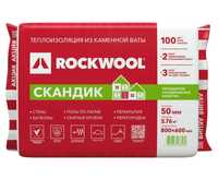 Изоляционная плита Rockwool Скандик утеплитель базальт