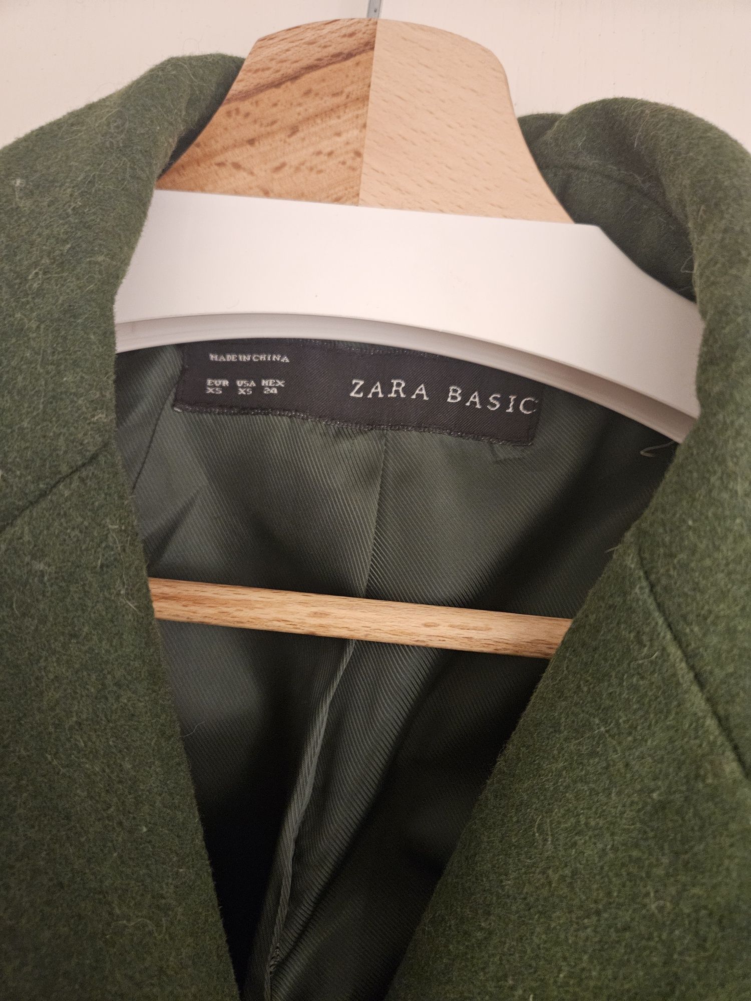 Palton ZARA XS Verde