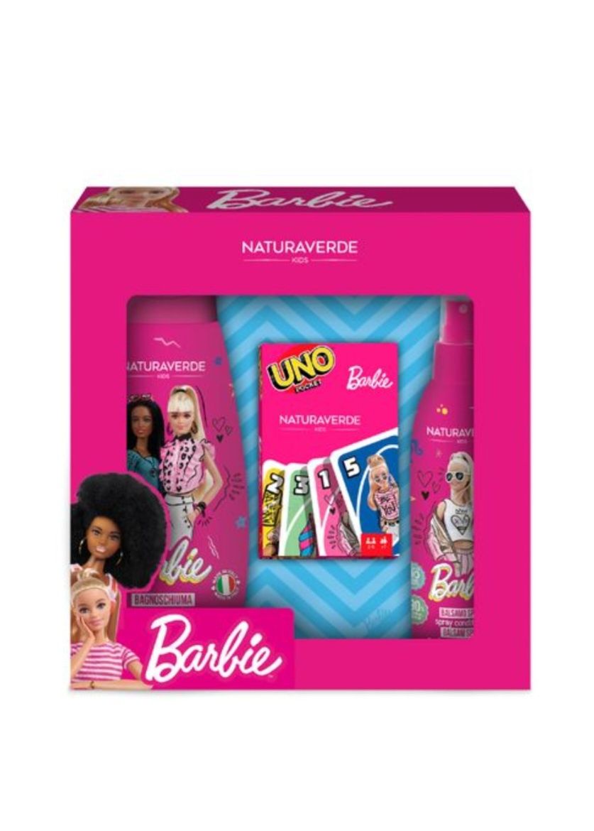 Naturaverde Kids Комплект за момичета Barbie с весели карти UNO