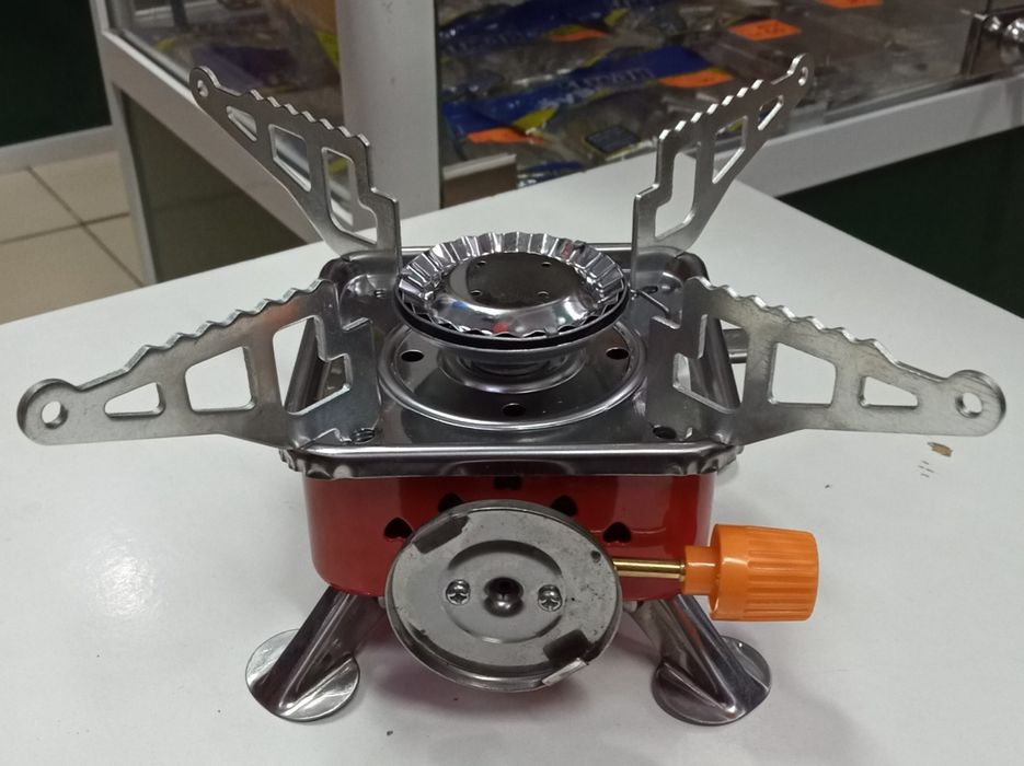 Портативная газовая плита с пьезоподжигом  k-202