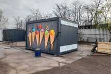 Container stil fast food etc
