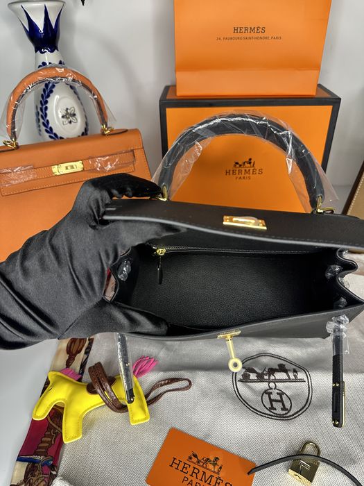 Geanta de lux HERMES Kelly 25 cm piele naturala 100% cadou c:13