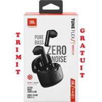 Casti sigilate JBL Tune Flex, wireless, 32h baterie, Trimit Gratis