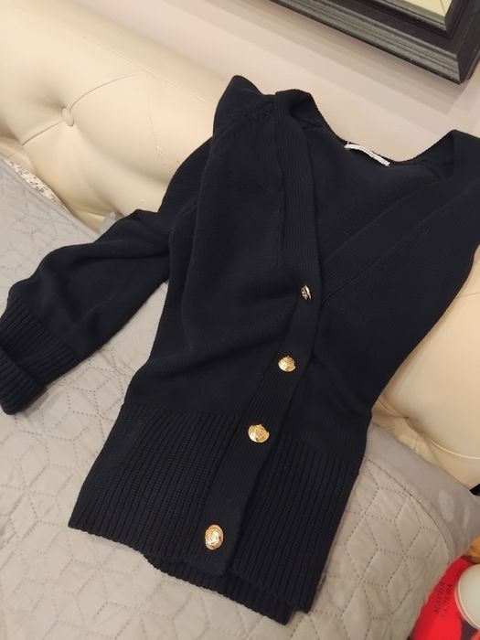 Тъмно синя жилетка 100% памук