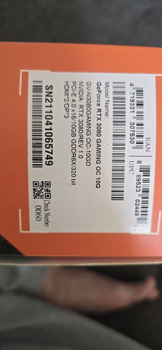 Placa Video Nvidia Rtx 3080 GAMING OC GIGABYTE RGB Garantie