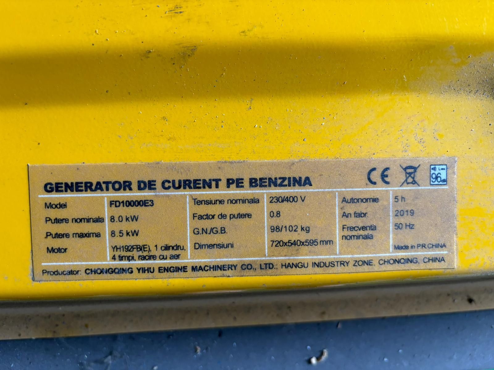 Generator open frame