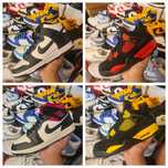 NIKE/JORDAN Dunk, j4, j1, af1