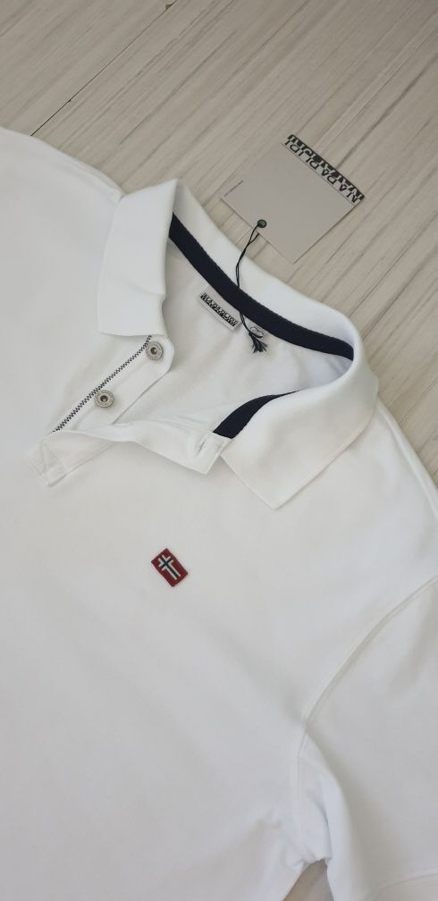 Napapijri Eruggy 2  Pique Cotton 2 - 3XL НОВО! ОРИГИНАЛ! Мъжка Тениска
