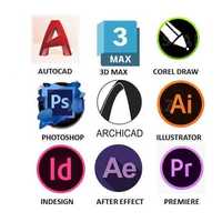 Установка Автокад программ Autocad Corel 3D Max Photoshop Illustrator