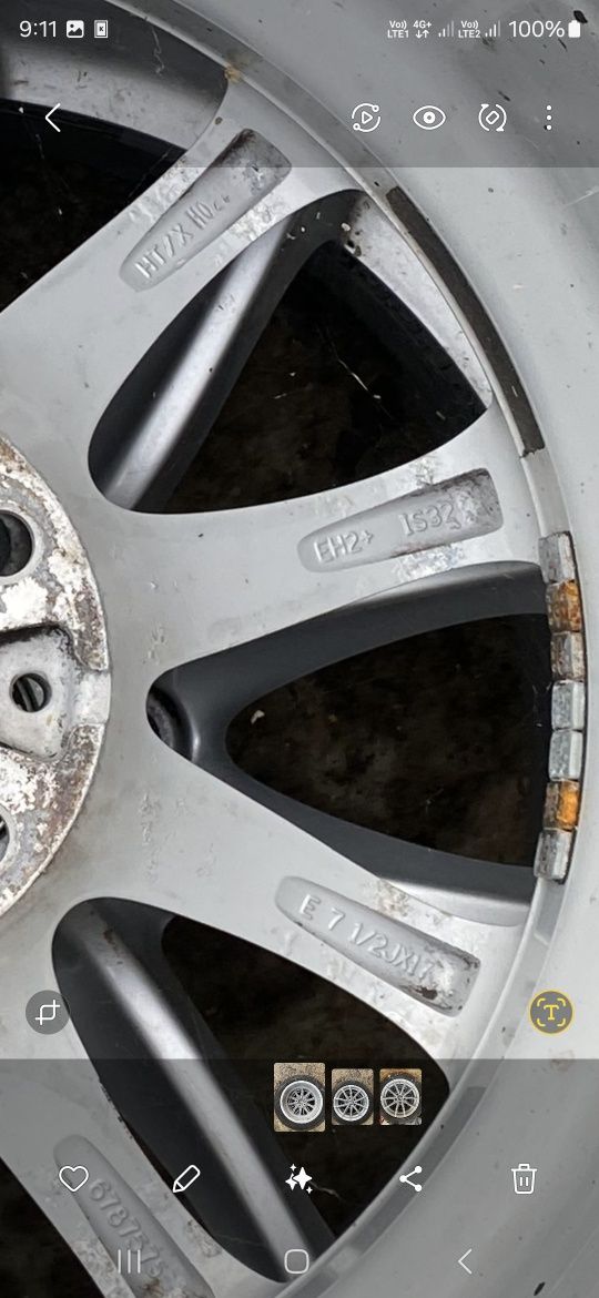 Jante BMW R17 aliaj senzori presiune
