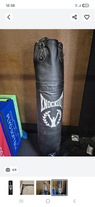 Sac de box de piele