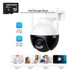 +32GB 6MP - ICSEE SMART SPHERE 4LED WI-FI охранителна камера 360 PTZ