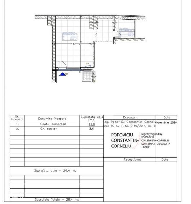 Spatiu Comercial 27mp-Ideal pentru Investitie