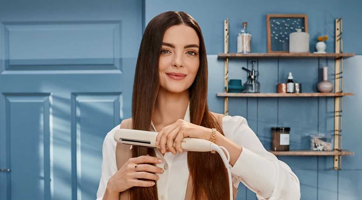 Преса за коса Philips SenseIQ Series 8000 BHS838/00, SenseIQ, 230°C