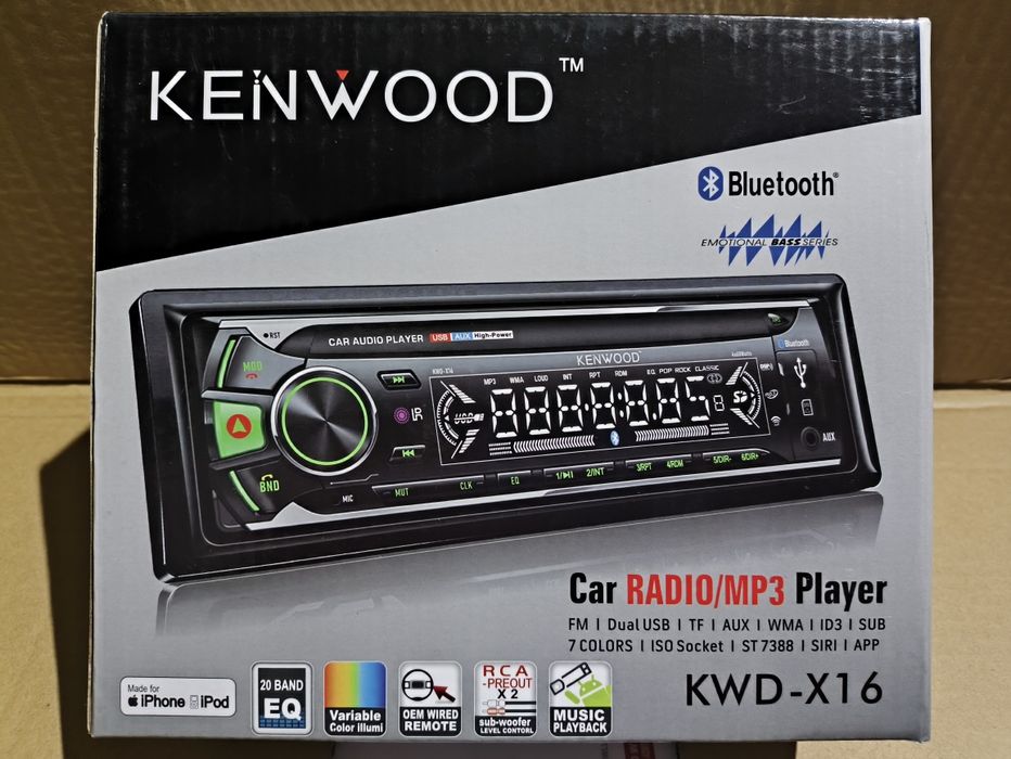 Автомагнитола Kenwood KWD-X16