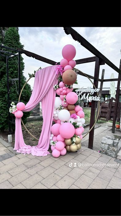 Decor baloane Nunta Botez Majorat