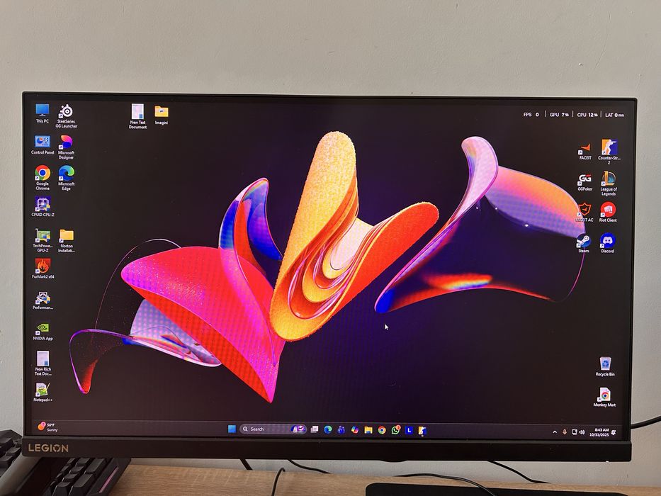Monitor Lenovo Legion 240hz 27”