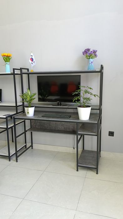 Расрочка Лофт мебель Компютерный стол письменный геймерский