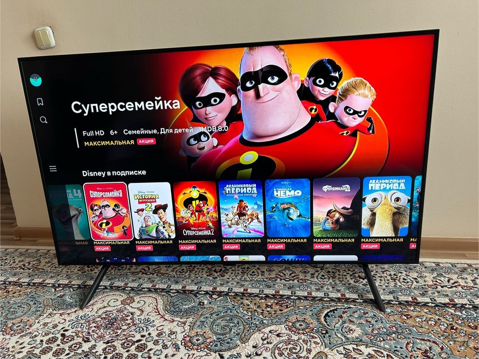 Телевизор TCL 4K UHD smartTv (140cm) wifi