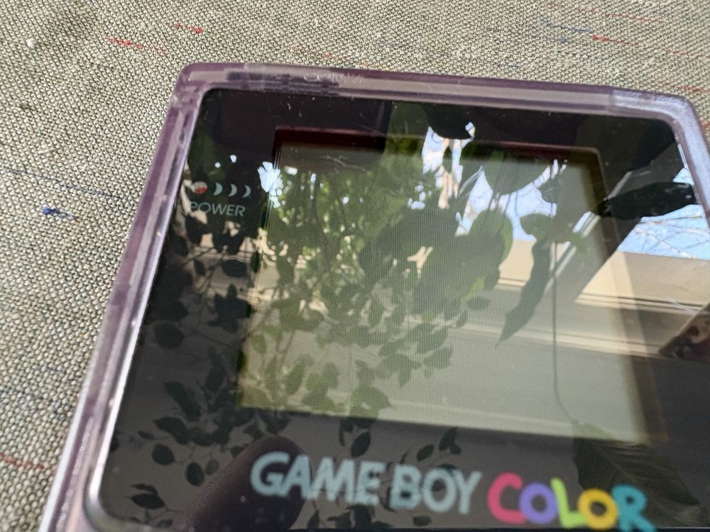 Gameboy Color Clear Purple
