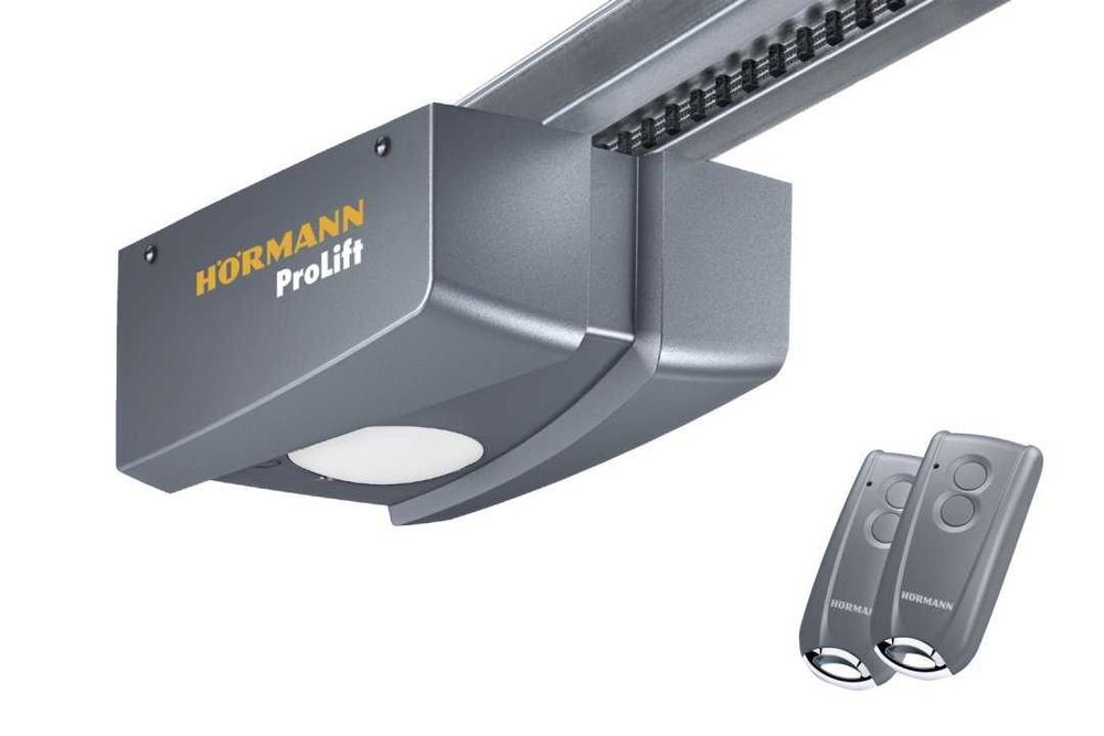 Usa de garaj sectionala automata Hormann, 2375x2125, stejar auriu