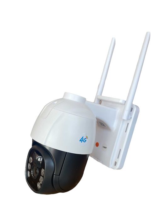 Соларна камера 4G SIM, Full HD1080p+5 MP+10X Zoom, 9W соларен панел