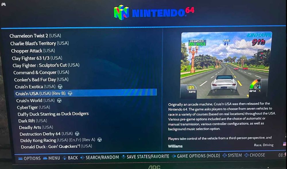 Kinhank 500GB – 110,000+ игри | Plug & Play конзола | 4K, WiFi