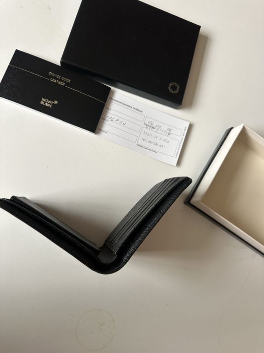 Montblanc портмоне оригинално сертификат