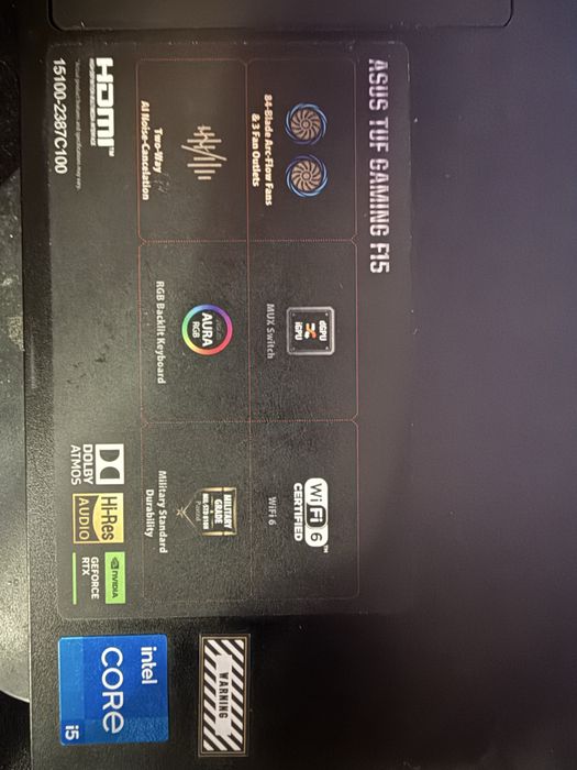 Laptop Asus Tuf Gaming F15