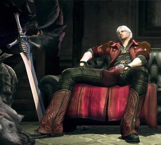 Меч Данте "МЯТЕЖНИК" из игры Devil may cry