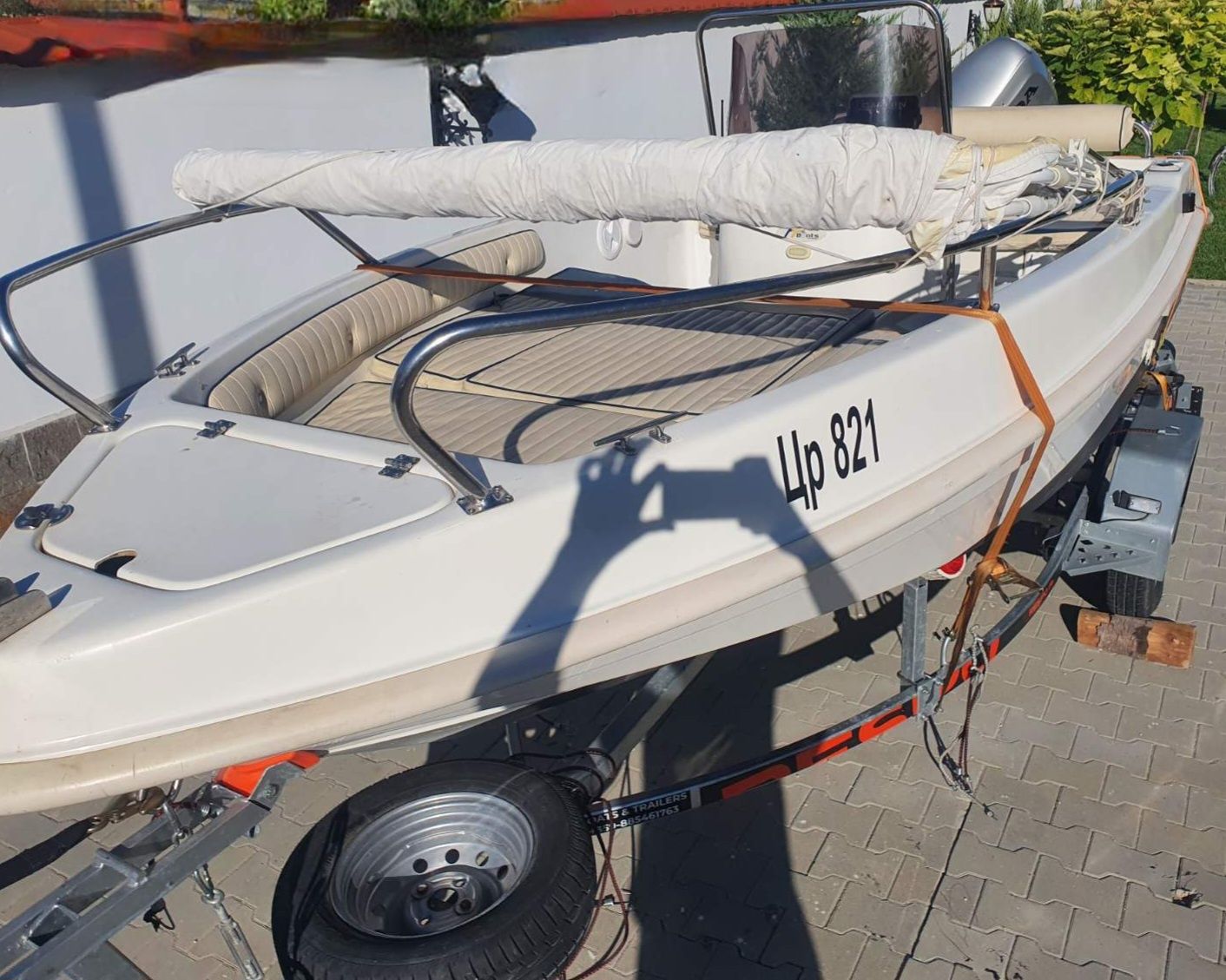 Лодка с двигател Honda 50к.с Beluga 430